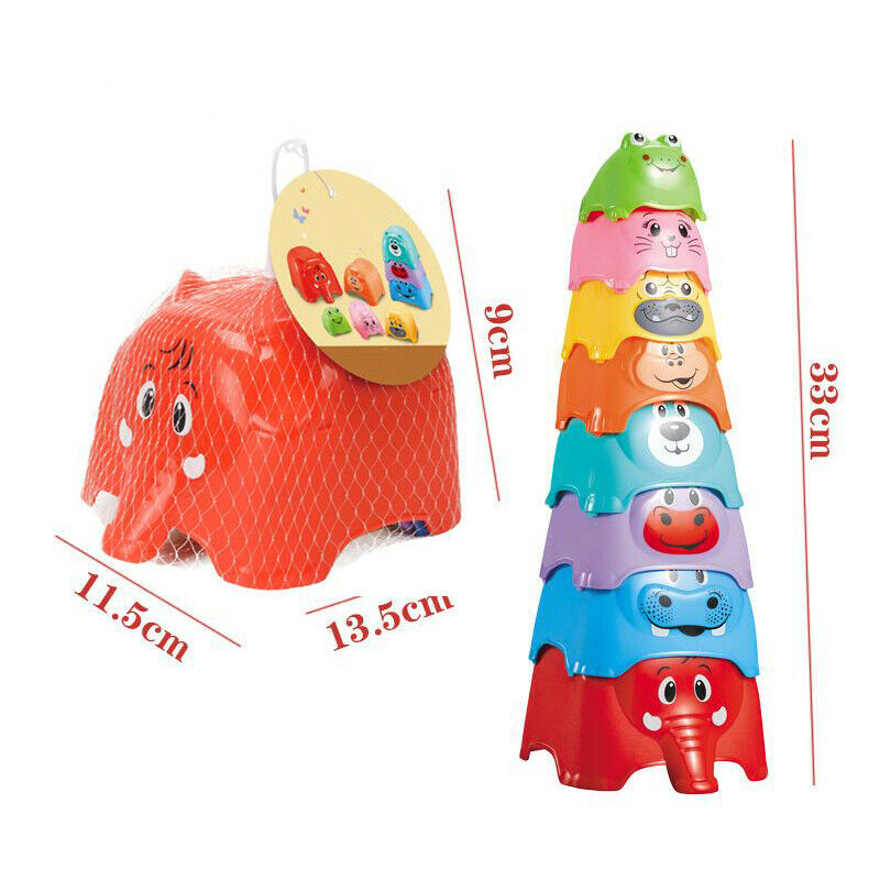 Kids Stacking Cups Kids Educational Baby Toys for Toddlers Kids Fun Play