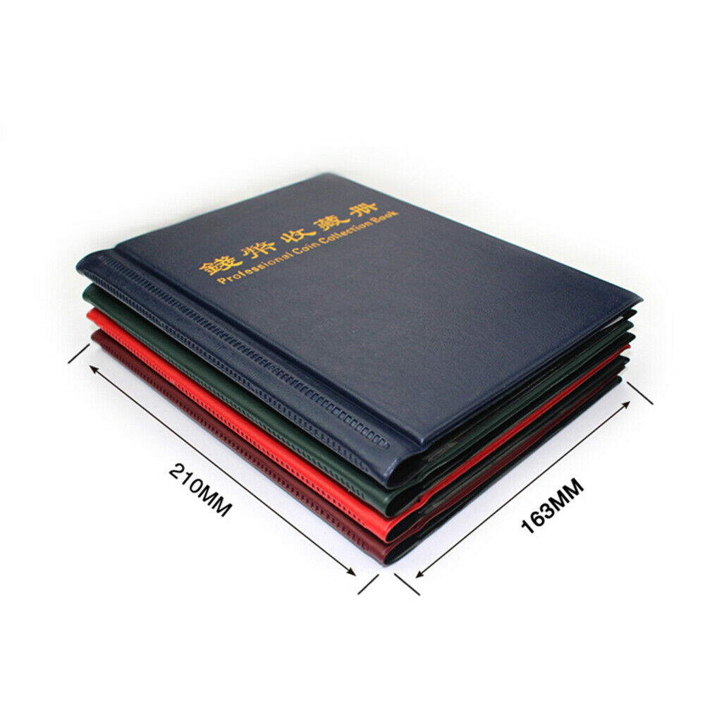 36  Pockets Storage Door Album Money Red Book