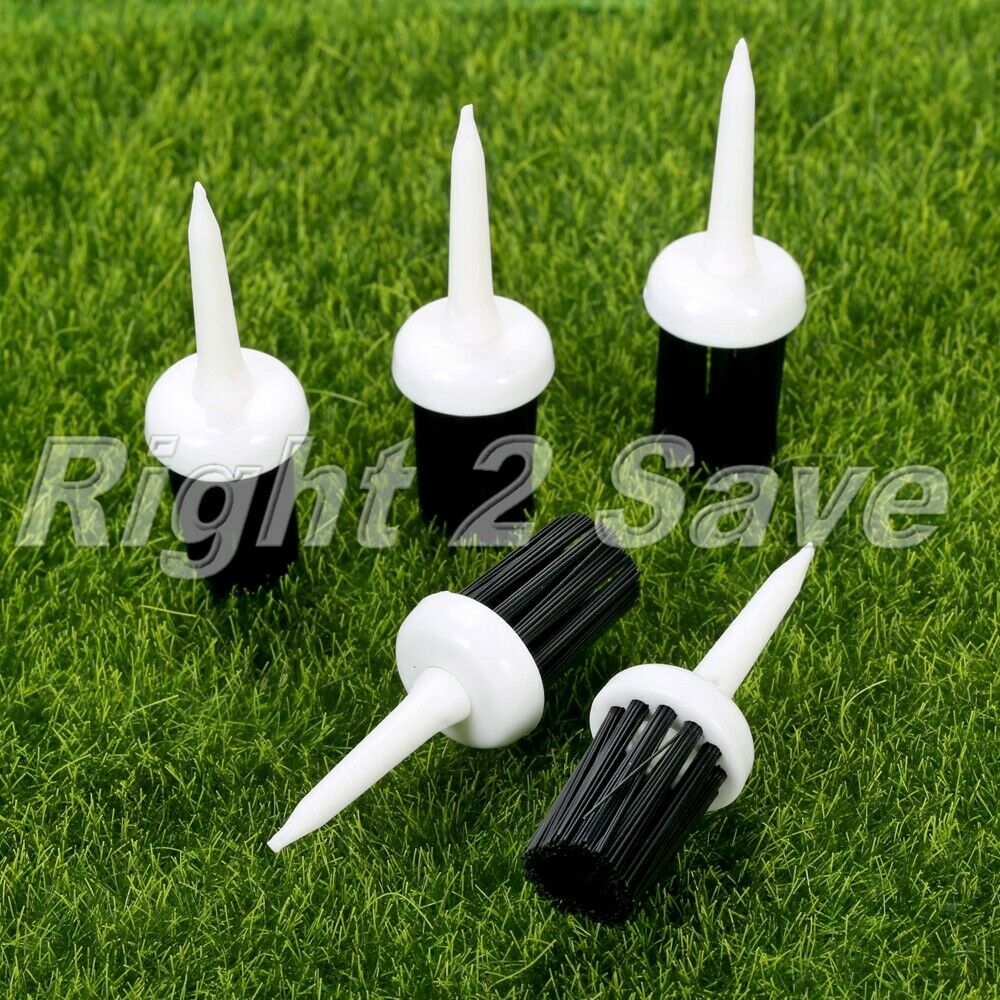 50Pcs 57mm Plastic Bristles Golf Brush Tees Training Practice Assorted Color