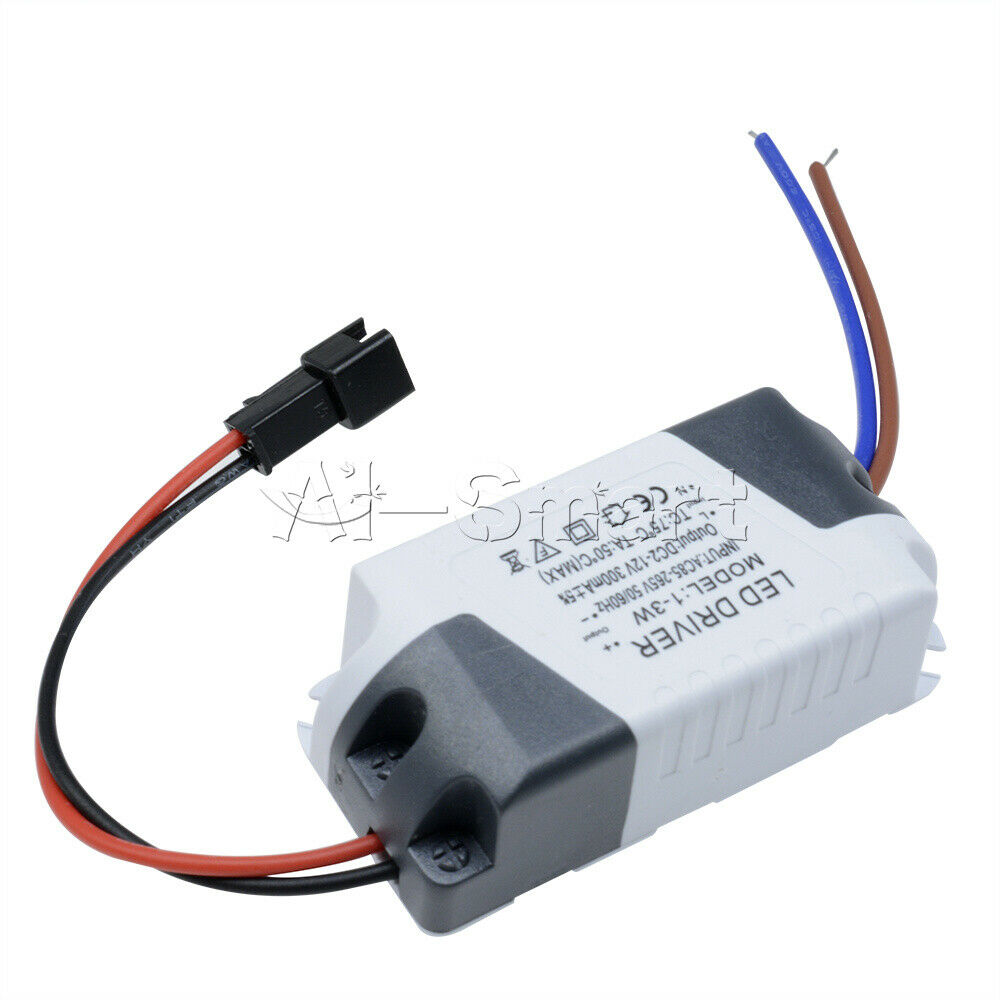 LED Electronic Transformer Smart Power Supply Driver 3X1W AC 85V-265V to DC 12V