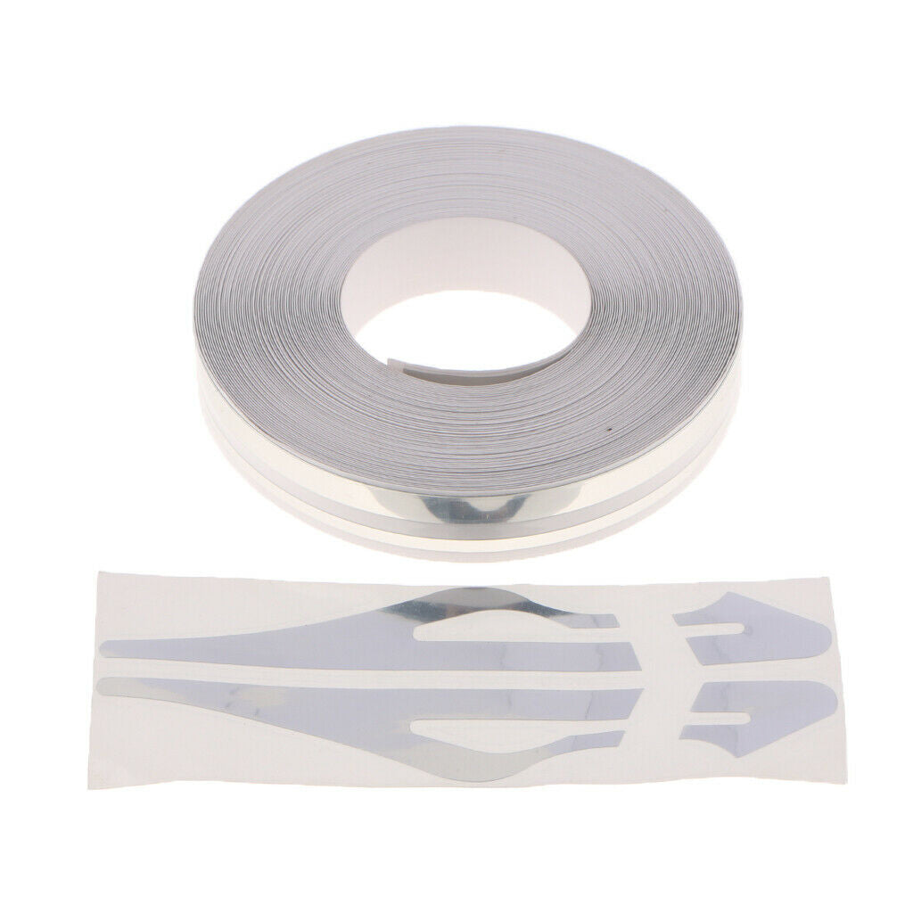 2Pcs 12mm Pinstripe Decals Vinyl Tape Pinstriping Stickers for Cars Vehilces