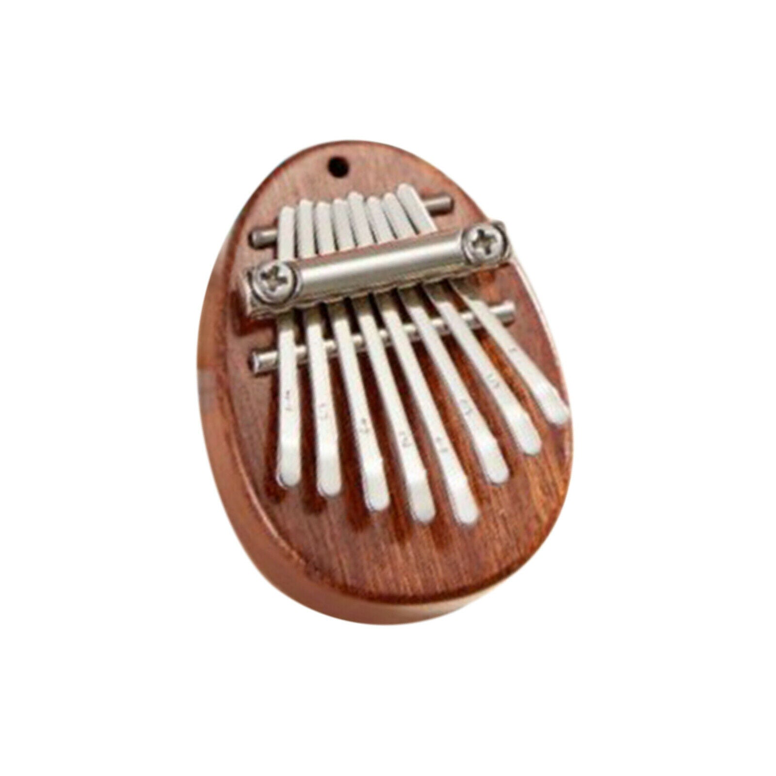 Solid Wood Mahogany 8 Keys Mini Kalimba Mbira Thumb Piano Gift for Beginner