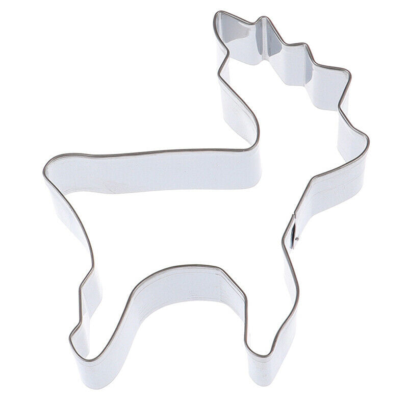 Christmas Deer Mold Metal Cookie Cutter Fondant Cake Decor Biscuit Pastry.l8