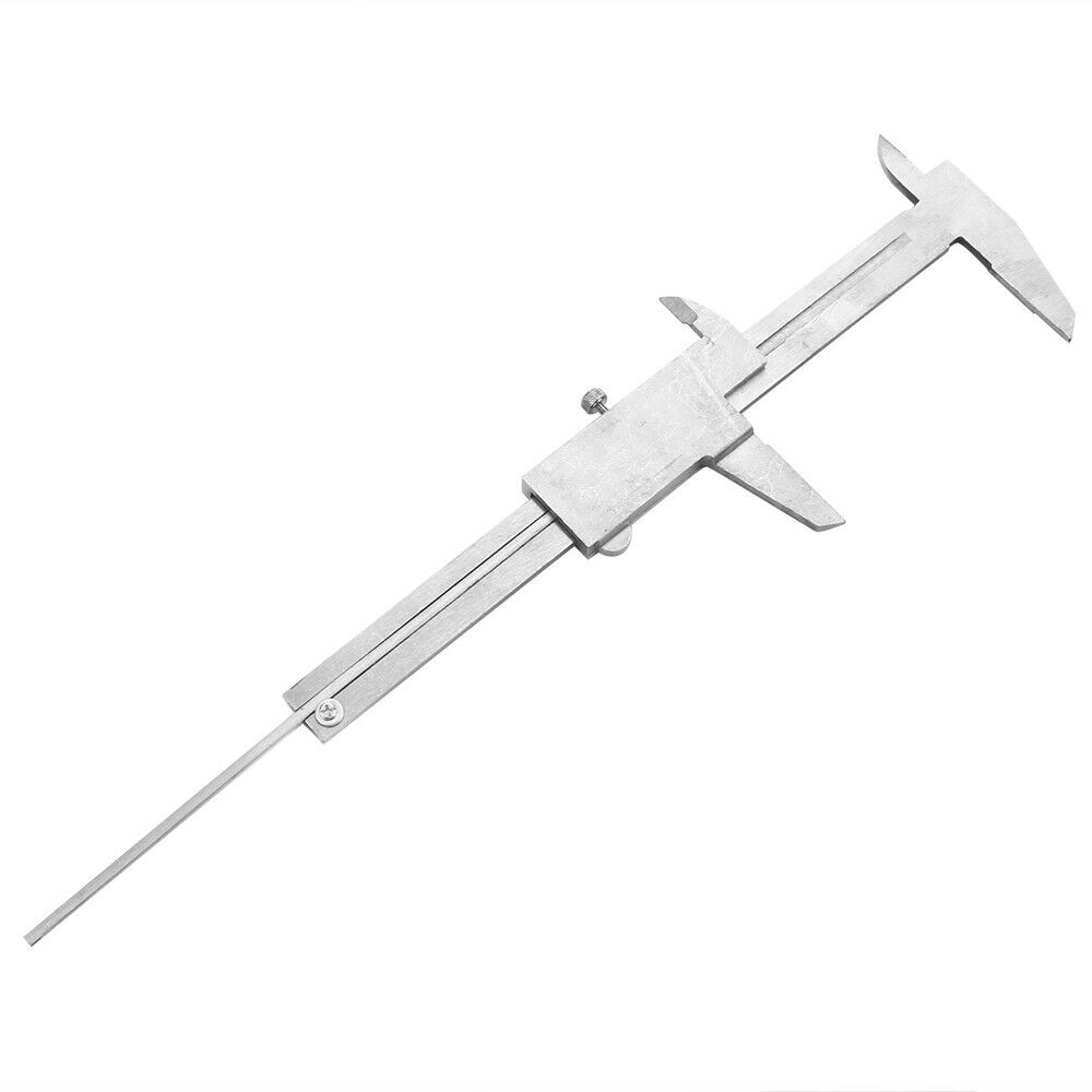 Portable Metal Millimeter Vernier Slide Caliper Ruler Guage Measuring Tool New