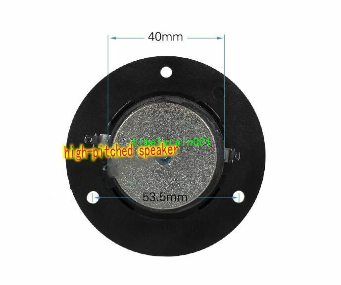 2pcs 74MM 4Ohm 4Ω 15W Tweeter Speaker loudspeaker Home Audio treble
