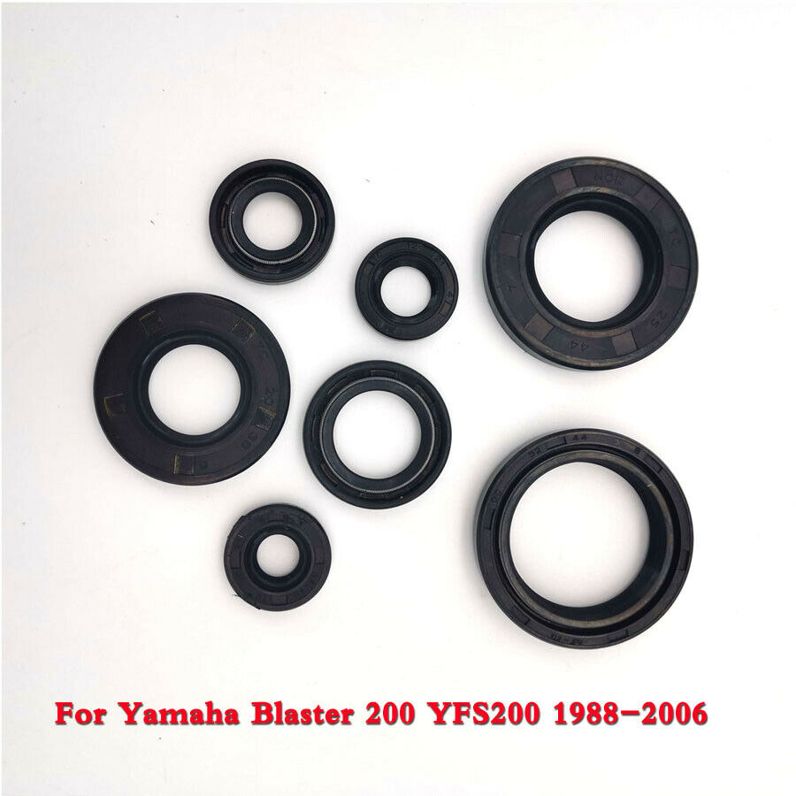 7pcs/Set Clylinder Engine Oil Seal Kit For Yamaha Blaster 200 YFS200 1988-2006