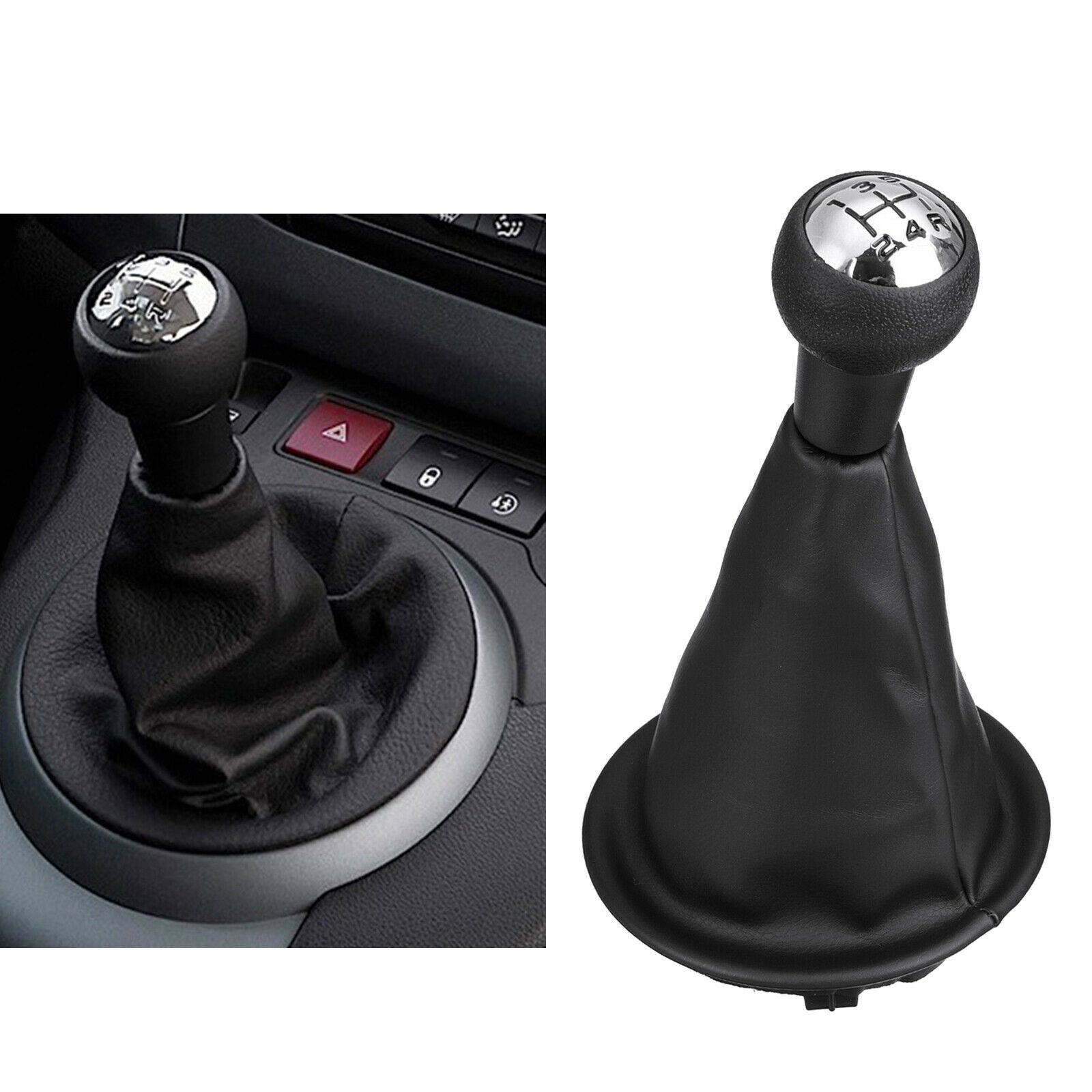 5 Speed Gear Stick Dust Cover Spare Parts Fits for Citroen Berlingo III 2008