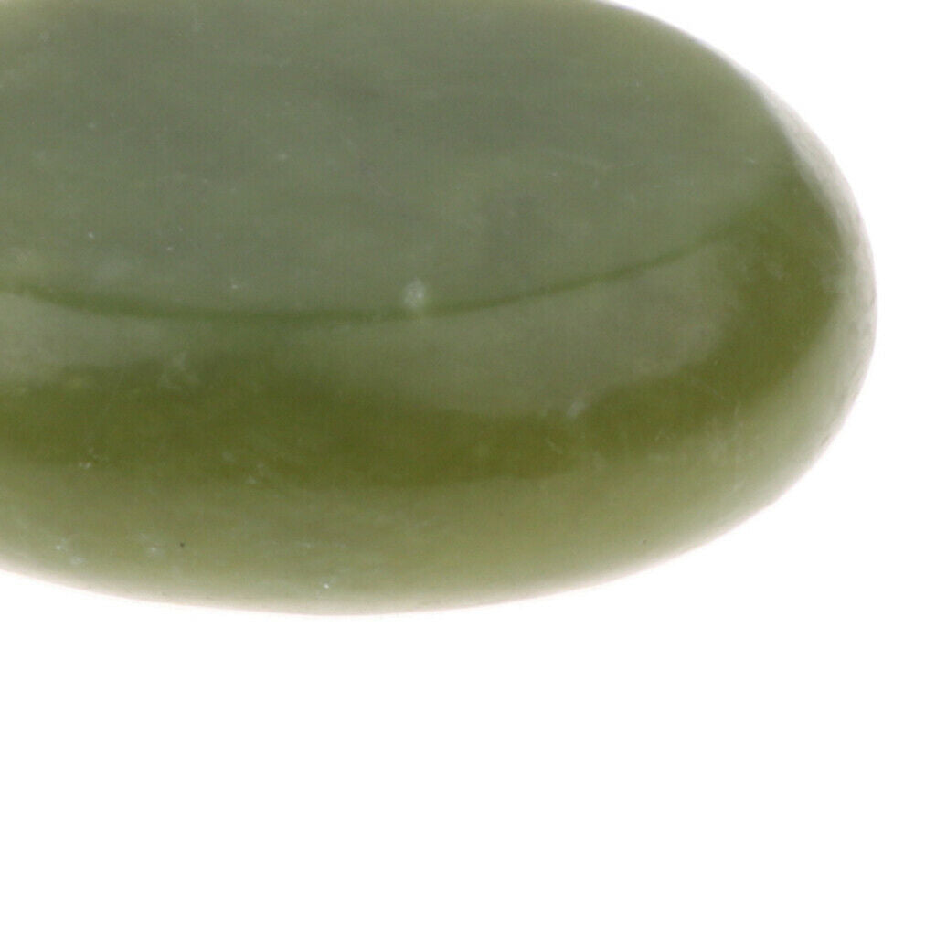 16 Pcs Jade Hot Massage Stone for Facial Body Hot Stone Spa Massage 5 x 6cm