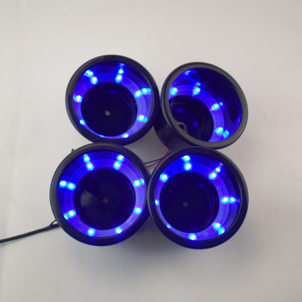 4PCS 8LED Blue Plastic Cup Drink Holder Marine Boat Car Truck Camper Practical