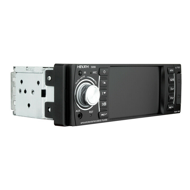 4.1" 1DIN Car MP5 Player Bluetooth Radio Multimedia Audio Video+CAMERA TF AUX
