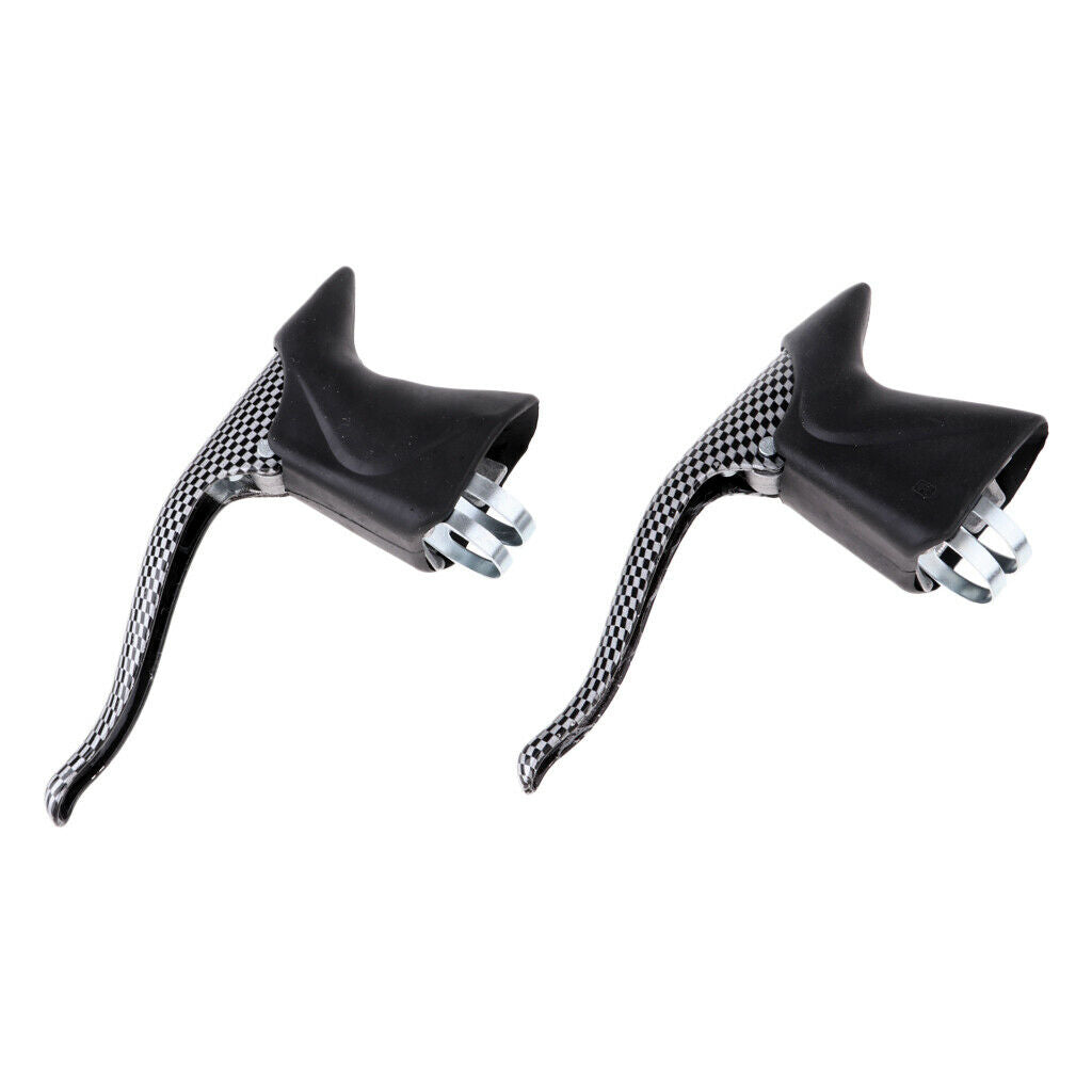 1 Pair Road Urban Bike Racing Bicycle TT Bar End Drop Bar Brake Lever Set