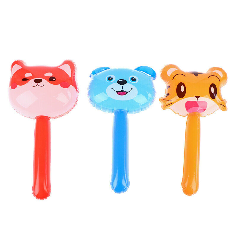 Inflatable Hammer Air Hammer With Bell Kids Children Blow Up Noise Maker .l8