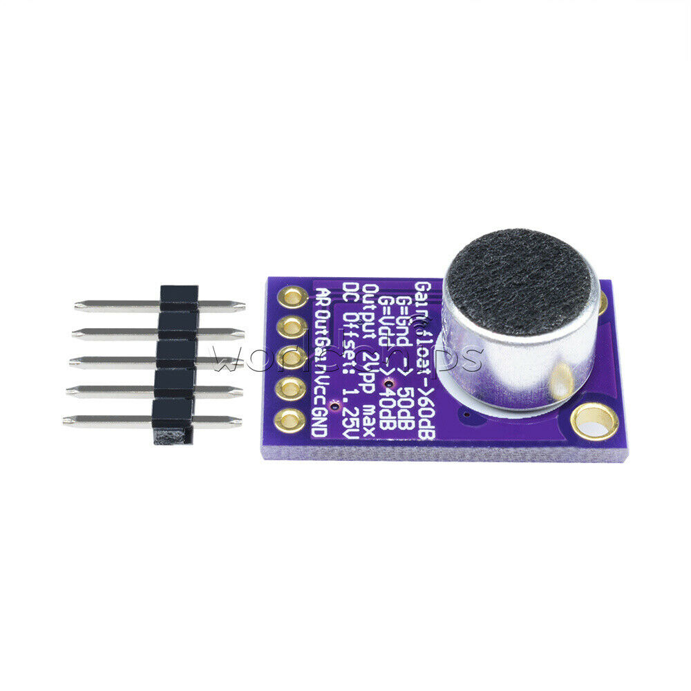 Electret Microphone Amplifier Module MAX9814 Auto Gain Control for Arduino