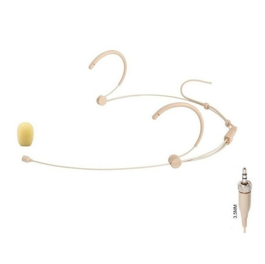 Mini Skin Color Headset/headworn Microphone, For Sennheiser SL 1 SKM300 G3 SKM50