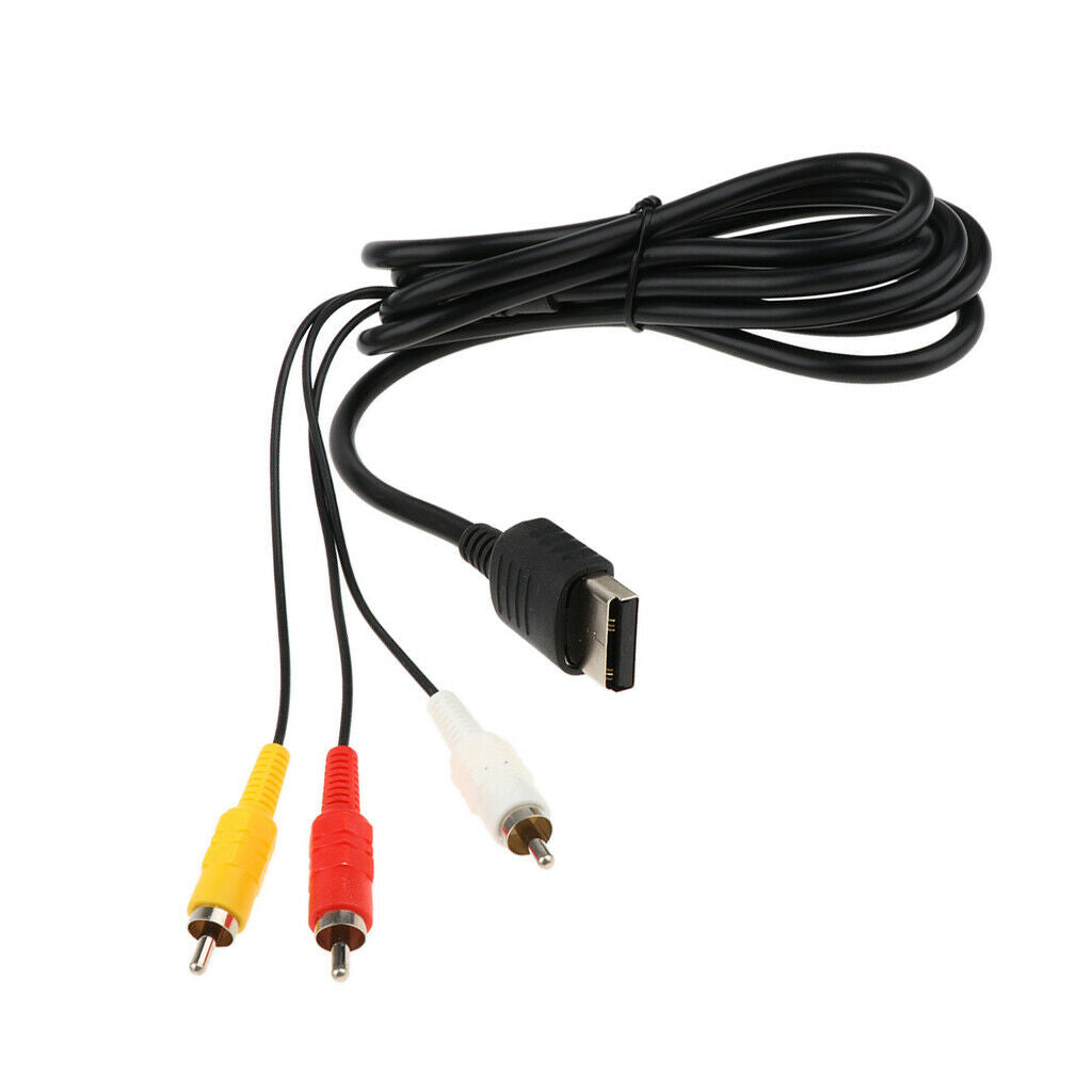 Audio Video Stereo Cable for Sega   Console AV Composite Cord 1.8m RCA