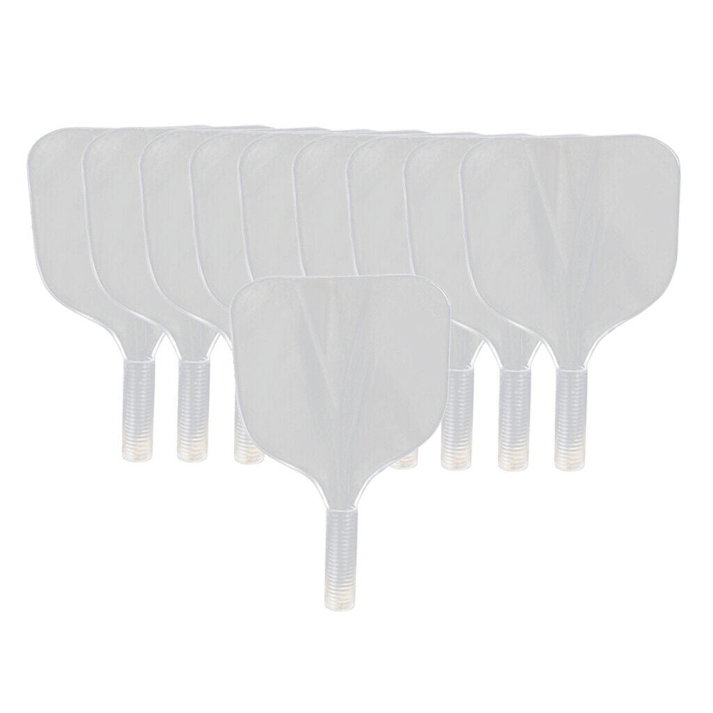10Pcs Hairspray Face Shield Transparent for Salon and Home Use, Clear