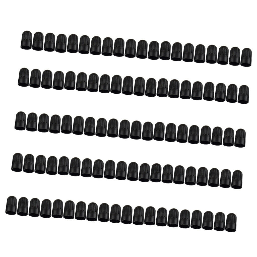 100 Pieces Tire Rim Wheel Valve Stem Long Cover Caps For TR20008 TPMS Valve
