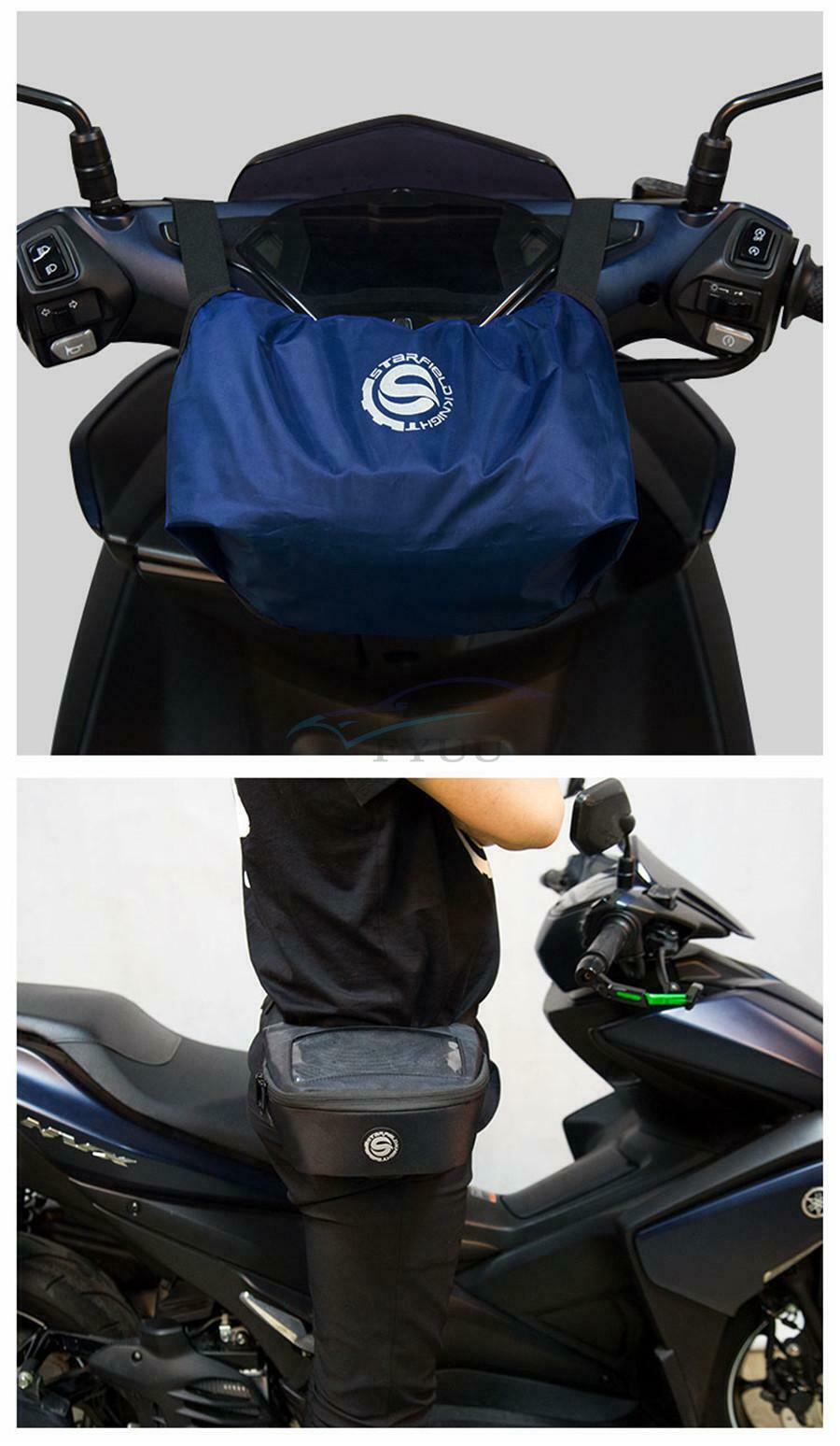 1PCS 23 x 15 x 14CM Motorcycle Handlebar Fuel Tank Bag Windshield Bag Universal