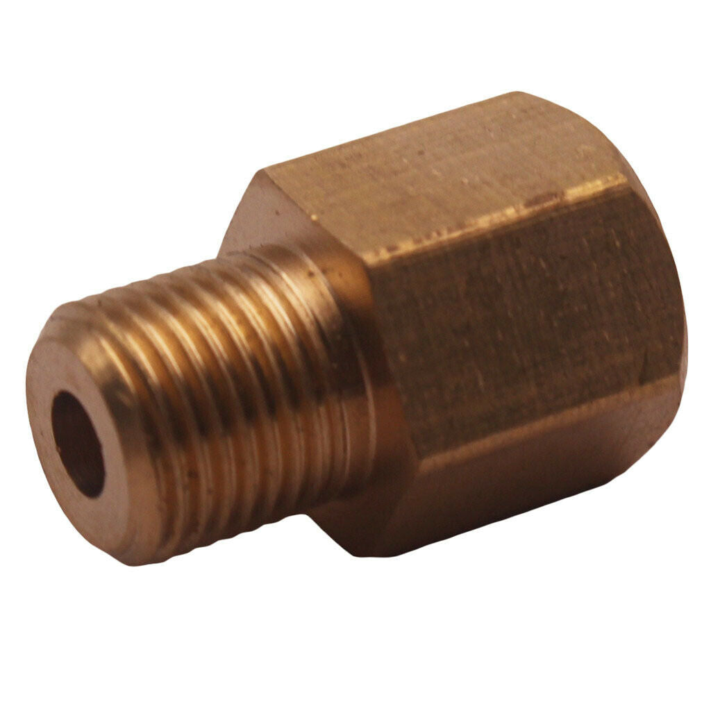 Brass pipe connection adapter 1/8 "Male NPT X 1/8" Female NPT