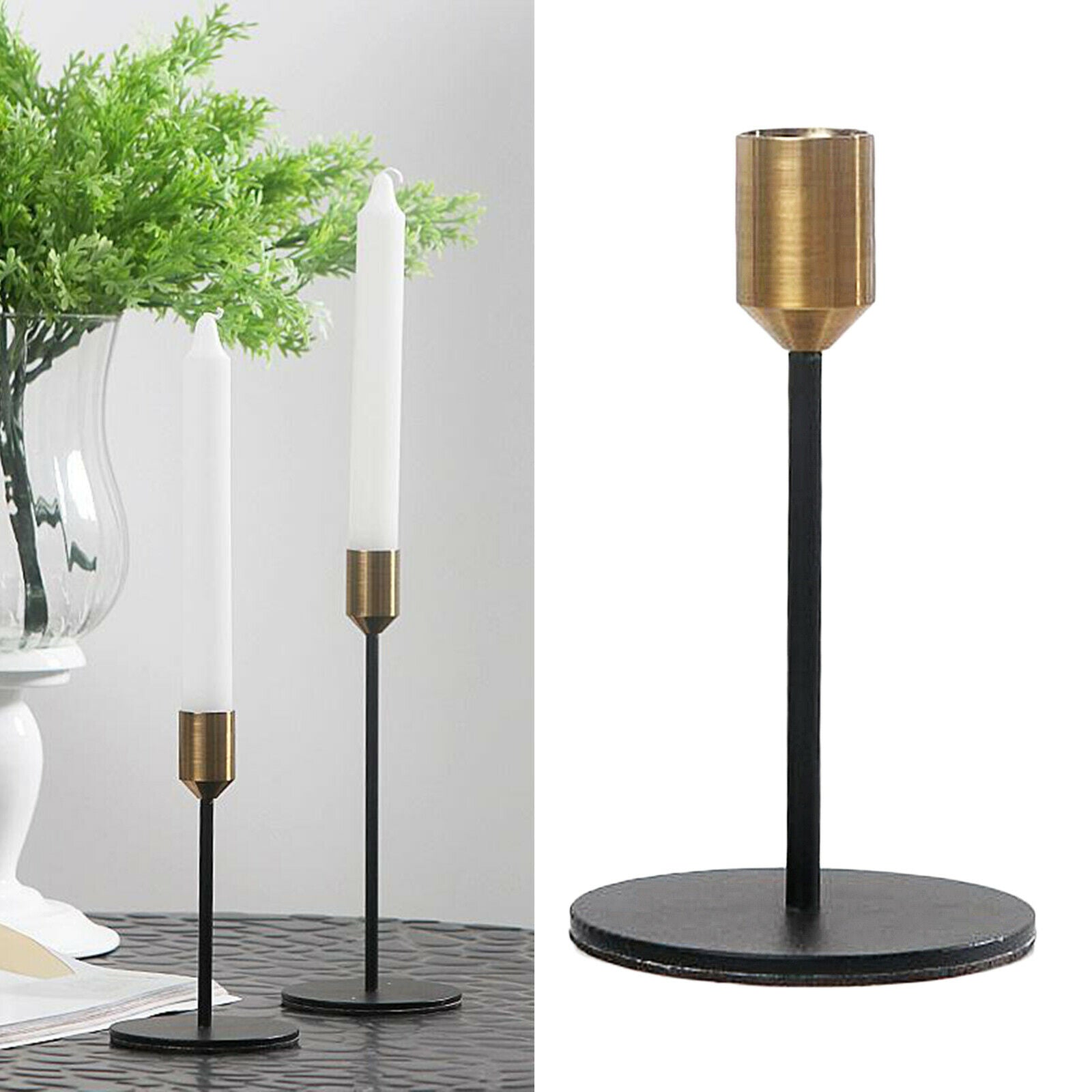 Taper Candle Holder Candlestick Table Centerpiece Wedding Bathroom Decor S