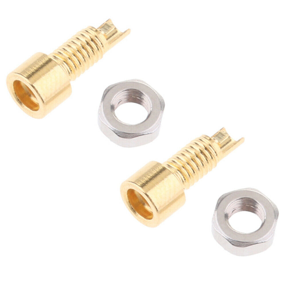 2x MMCX Female Socket Connectors Headset Earphone Solder Connector with Nut