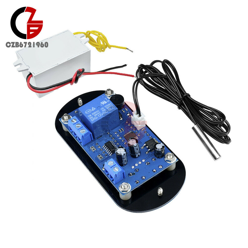 AC110V/220V 10A Red+Blue LED W1308 Thermostat Temperature Controller Sensor