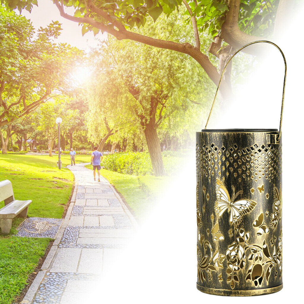Beautiful Solar Butterfly Light LED Projection Lamp Yard Decor for Terraces