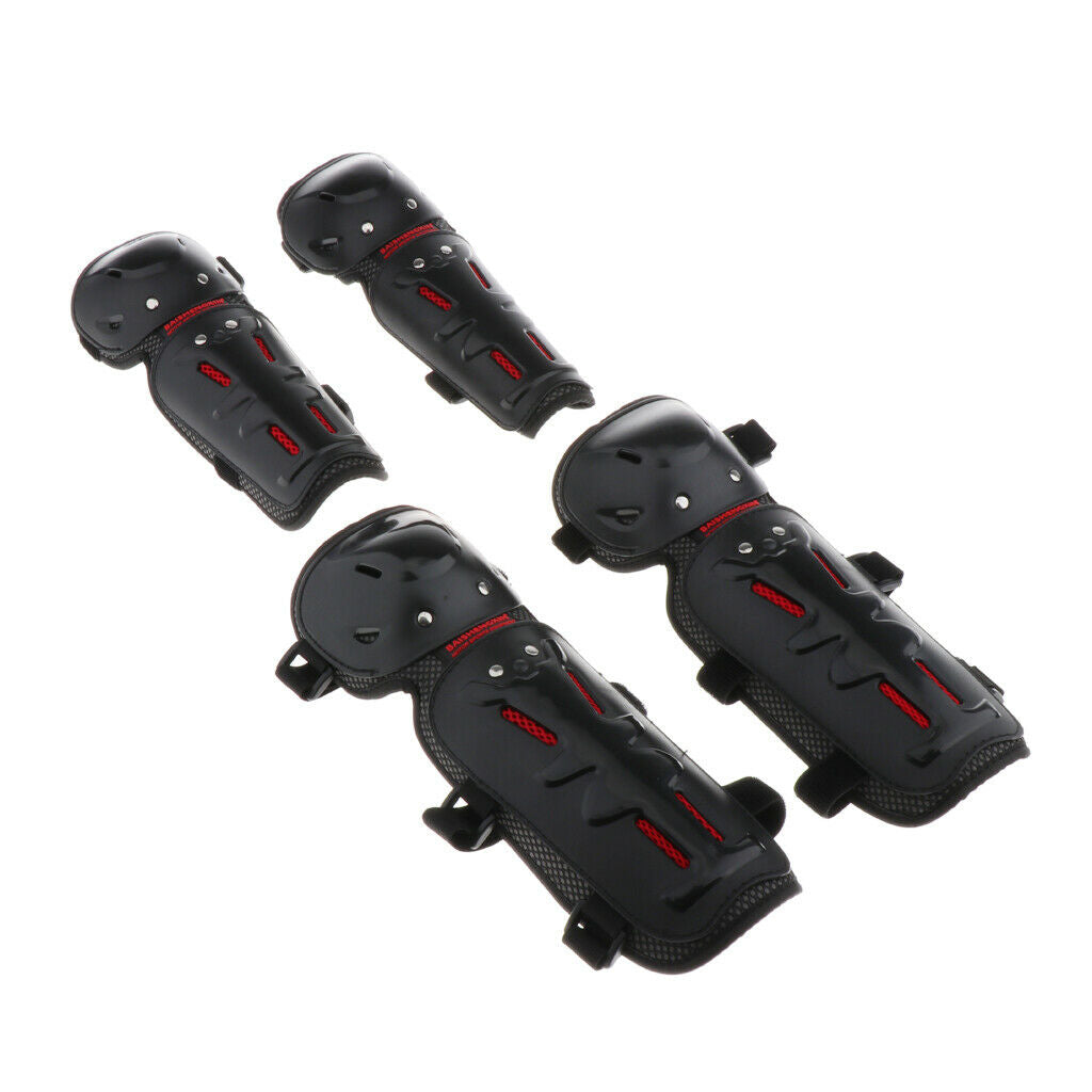 Unisex Safety Motorcycle Knee Pad Elbow Protective Guards Skating Longboard