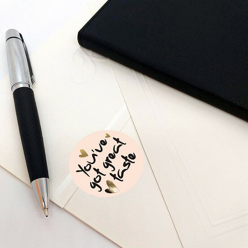 500pcs/roll You've Got Great Taste Stickers Thank You Sticke.l8