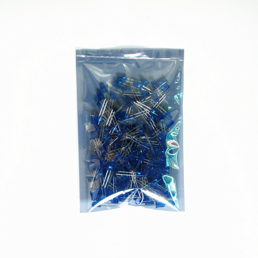 200Pcs 5mm Blue Ultra-Bright LED Electronic Light Lamp Emitting Diodes