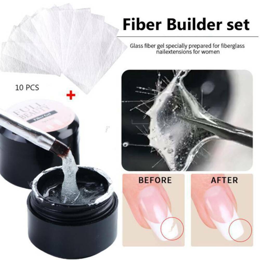 Manicure Nail Extension Gels Repair Broken Nails Poly Builder Fiber Extension UK