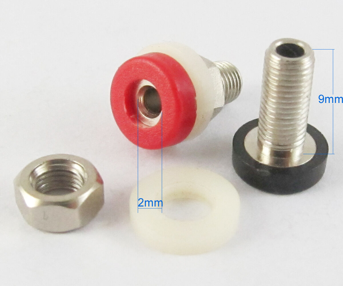 100pcs 4 colors mini 2mm Banana Jack Female receptacle 2mm Binding Post