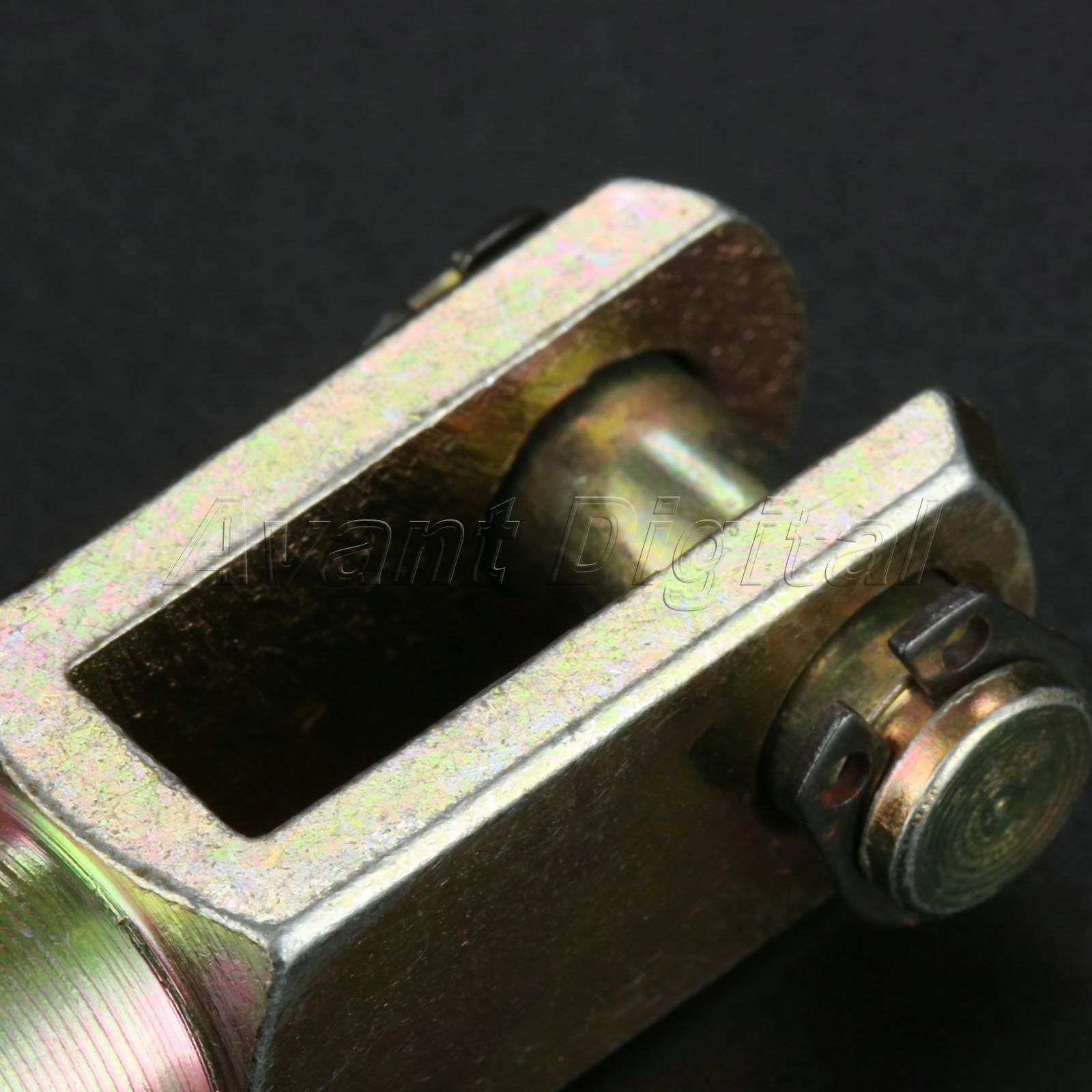 20mm Bore Thread M8x1.5mm Piston Rod Clevis Y Joint Connector Pneumatic Cylinder