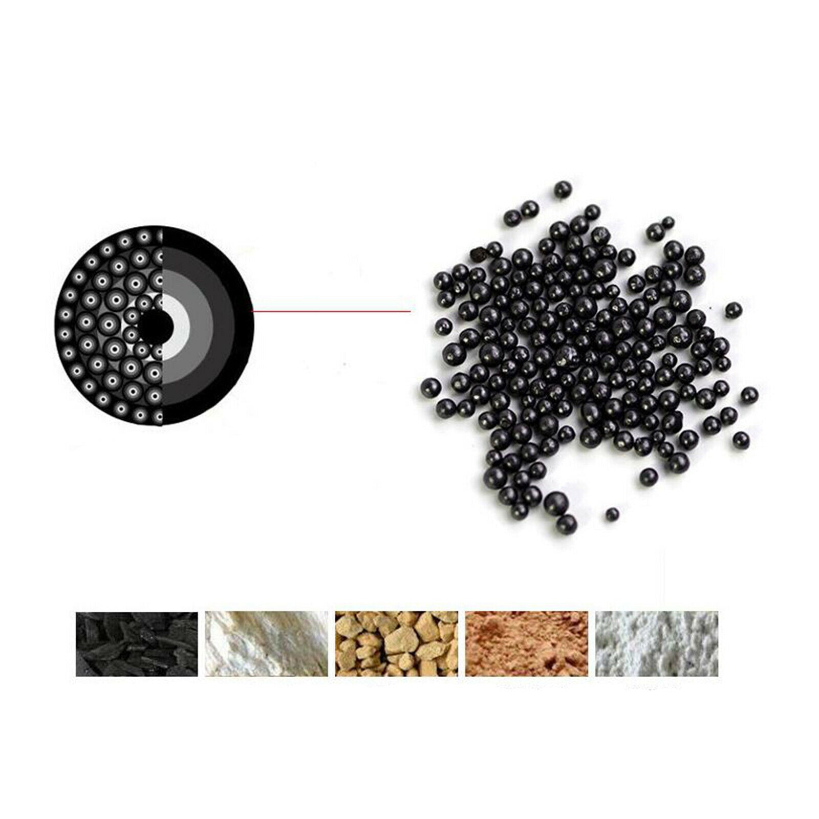 Eyelash Glue Storage Tank Activated Carbon Sealed Storage Jar  Container