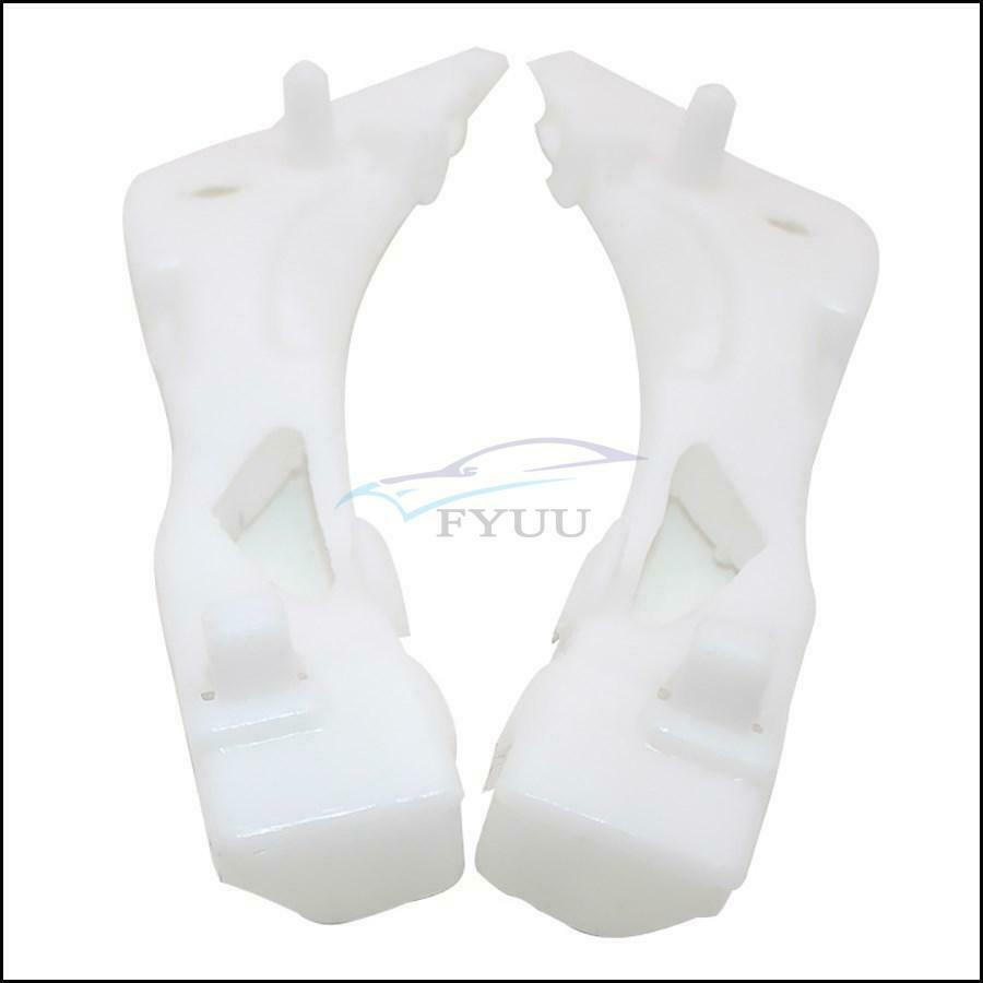 2Piece Plastic White Motorcycle Bumper Bracket Replacement For Mazda 6 2003-2008