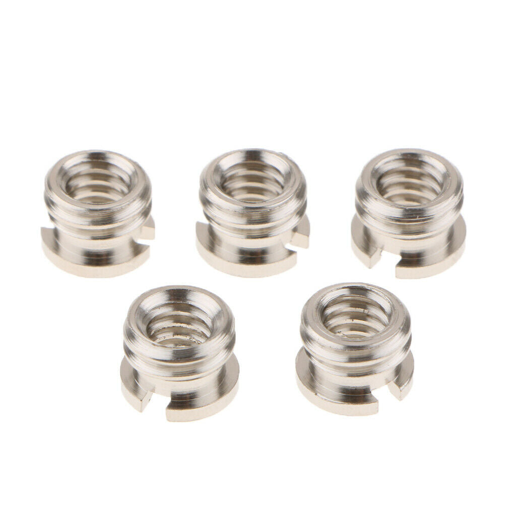 Screw Adapter Converter Bolt 1/4" to 3/8" Male for Tripod Monopod Ball Head