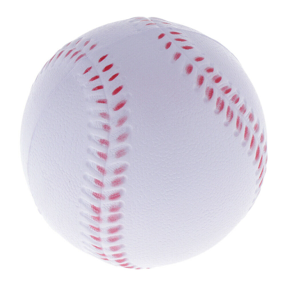 9cm Baseball Ball PU Foam Filled High-Elastic Softball Rounders Training Balls