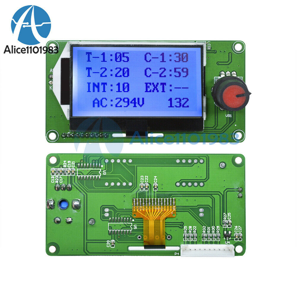 Digital LCD Dual Pulse Encoder Spot Welder Machine Time Control Module  100A