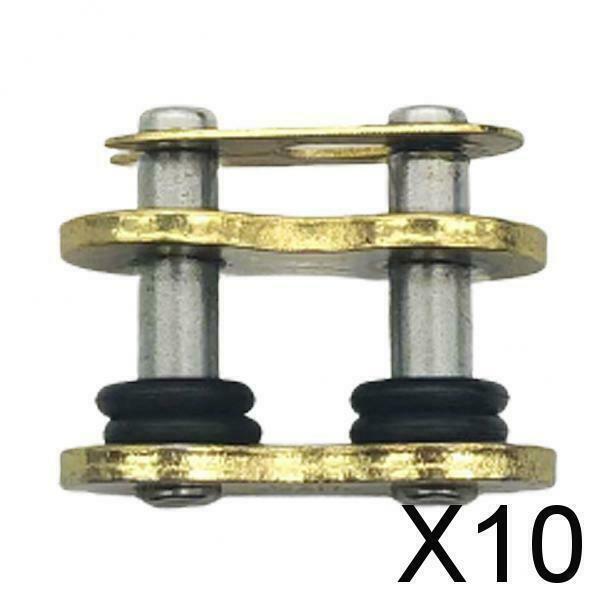 10X 520 Chain Master Link Motorcycle Dirt Bike Master Connecting Link Chain,
