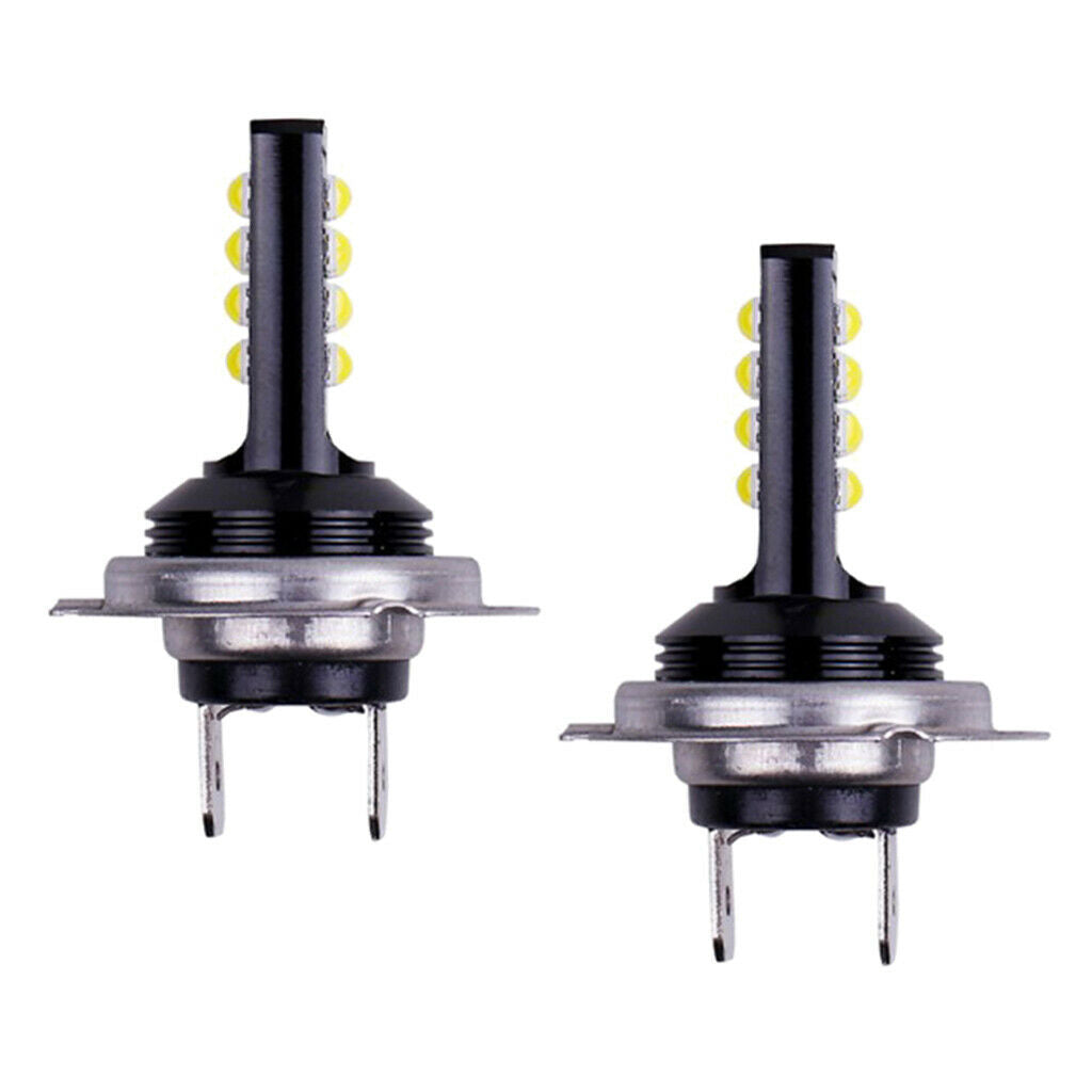 Univeral 2XWhite H7-60W-3030-12SMD LED Bulb HighPower Super Bright Car Light