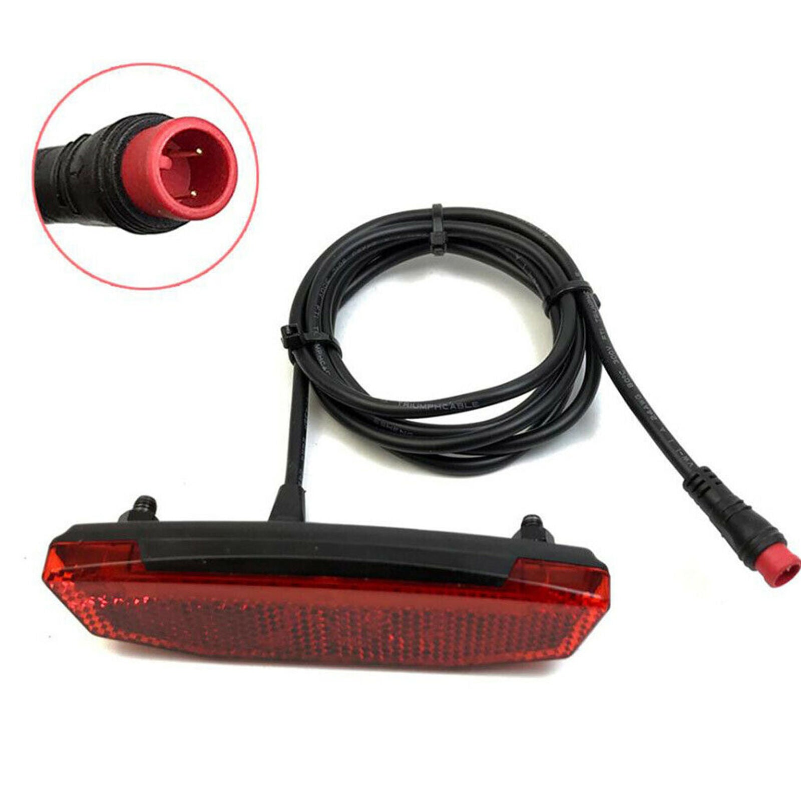 New Bicycle Tail Light E-bike LED Warning Rear Lamp Rear Tail Light 36V/48V