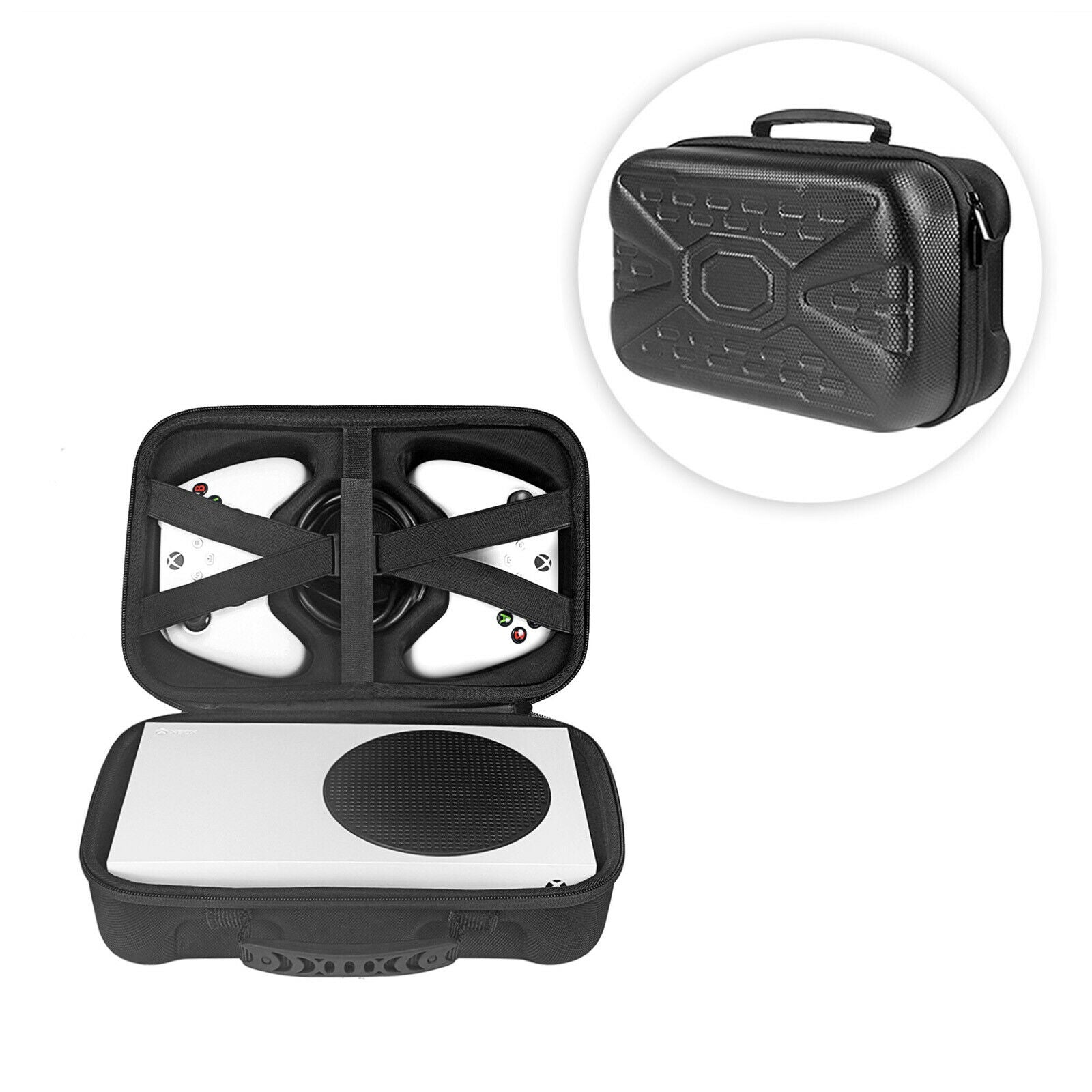 For Xbox Series S EVA Storage Bag Travel Bag Carrying Case Waterproof Durable