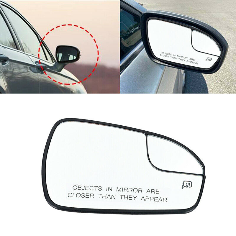 Front Right Passenger Side Rearview Mirror Glass Heated For Ford Fusion 2013-20