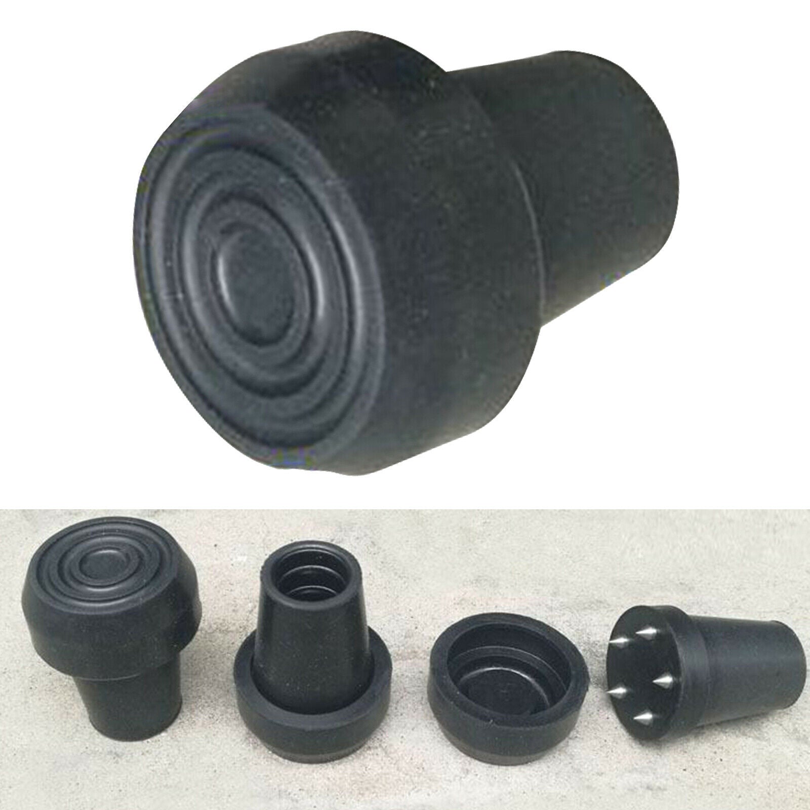 Metal Foot Pads 4-Prong Hiking Crutches Assesories for Trekking Pole Winter