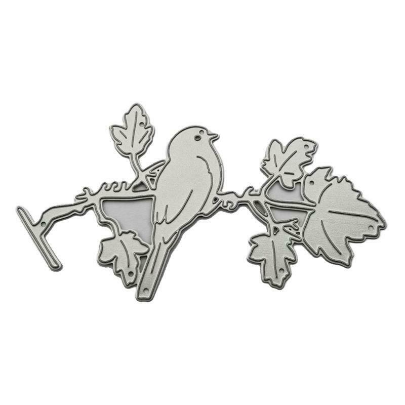 Leaf Bird Metal Cutting Dies Stencil DIY Scrapbooking Album Paper Card Template