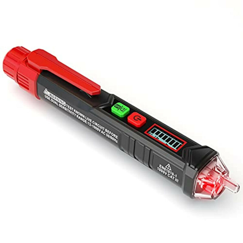 Ac 12V-1000V Current Detection Sensor Voltage Tester Non-Contact Dual Range