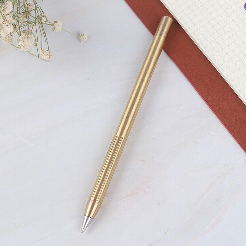 Outdoor Brass Inkless Pen No-ink Pen Copper Gift Pen Stylus Everlasting OIA Qx