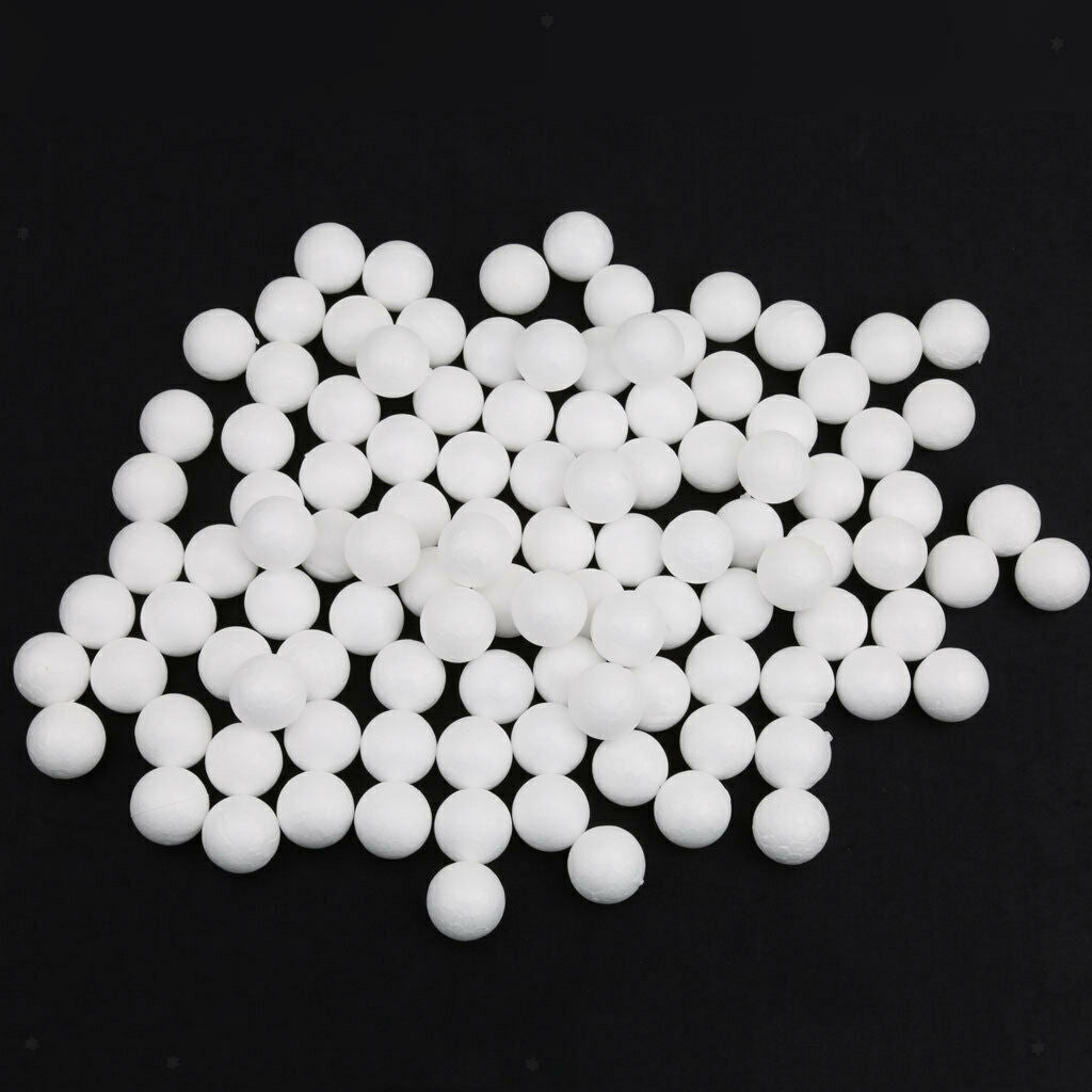 Pack of 300 20/10/25mm White Modelling Craft Polystyrene Foam Balls