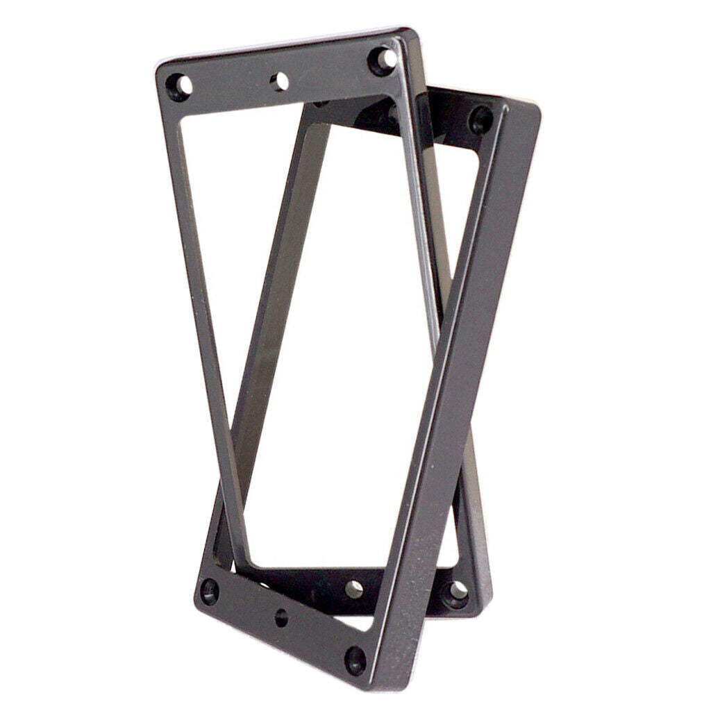2Pcs Bridge Neck Double Coil Humbucker Pickup Ring Frame for 7-String Guitar