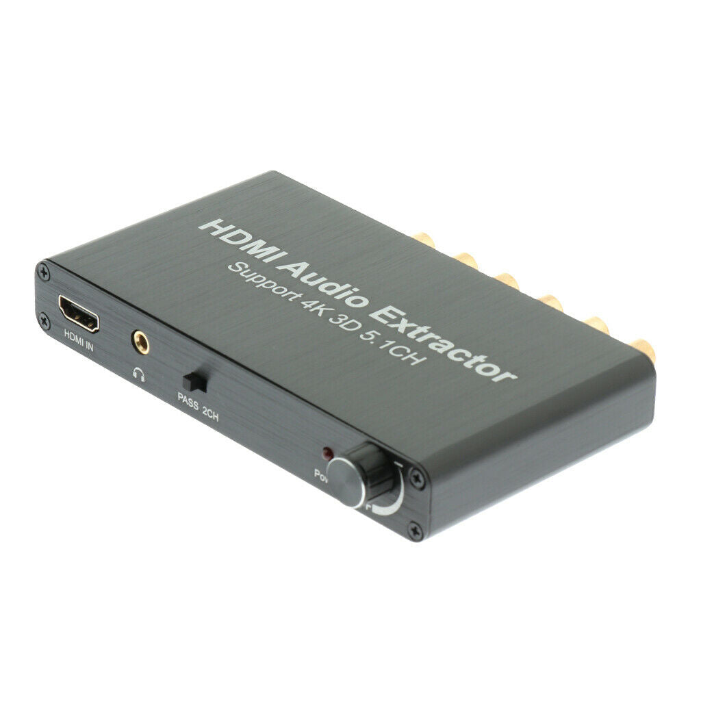 To   5.1CH Digital Audio Coaxial Decoder Converter Extractor 4K